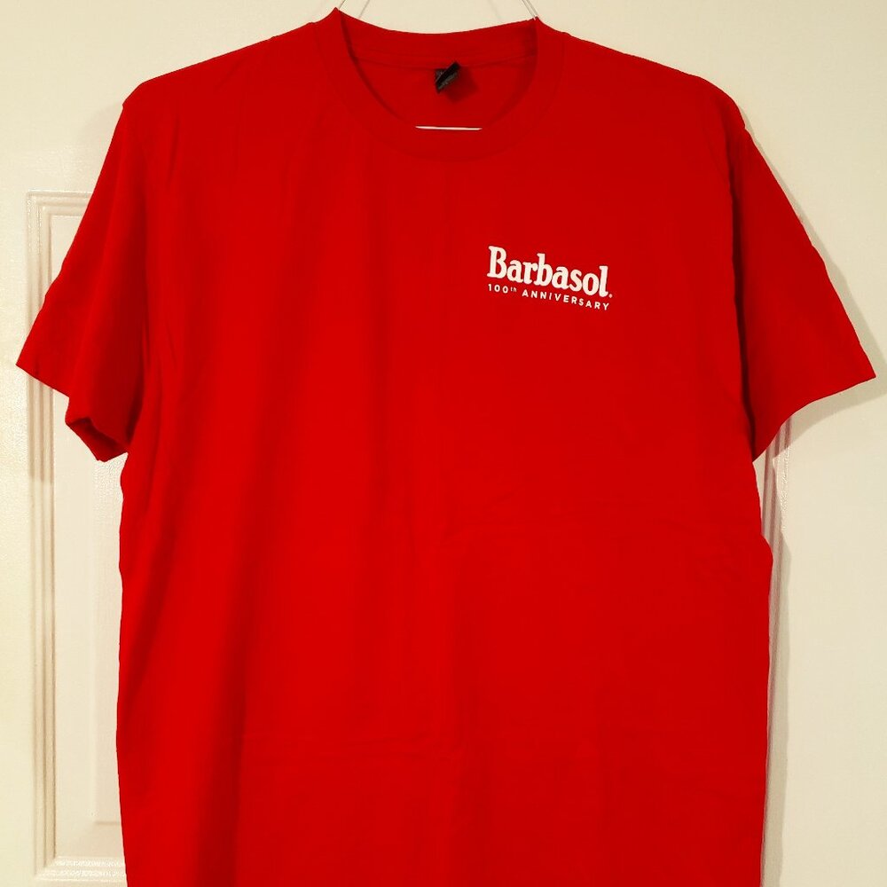 BARBASOL TSHIRT - 100TH ANNIVERSARY - MENS L - RN104126 - TULTEX